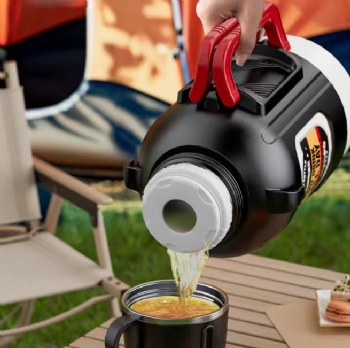 Bulk Wholesale Travel Hot Water Bottle With Handle 40oz 55oz 64oz 86oz 100oz 137oz Coffee Thermos Stainless Steel Vacuum Flask