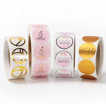 Custom Printed Packaging Adhesive Sticker Printing Roll Label Art Paper Stickers