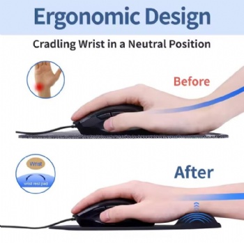 Wholesale Custom Mouse Pad With Wrist Rest Keyboard and Mouse Pad With Gel Wrist Support 3d Office Mouse Pad Custom logo