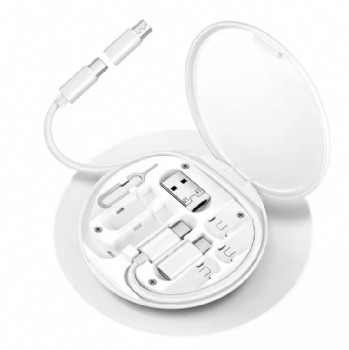 6 in 1 USB Cable Multifunctional Travel Charging Cable Adapter USB & Type-C OTG Hub Suit with Data Charger Cable for Phone