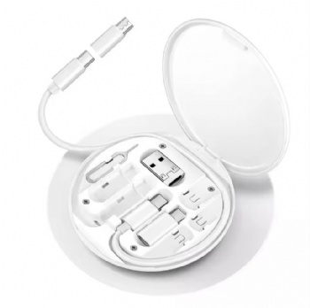 6 in 1 USB Cable Multifunctional Travel Charging Cable Adapter USB & Type-C OTG Hub Suit with Data Charger Cable for Phone