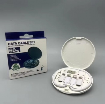 6 in 1 USB Cable Multifunctional Travel Charging Cable Adapter USB & Type-C OTG Hub Suit with Data Charger Cable for Phone