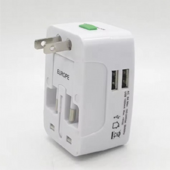Best Selling Universal Travel Power Adapter Global International UK EU US AU Plug for Mobile Phones Laptops Camera Usage AC Port