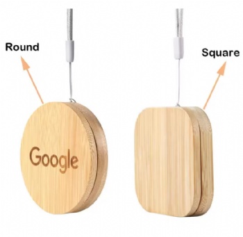 Charging Cable Gift Set Bamboo 6-in-1 60W Fast Charging Data Cable Storage Box Customized Mobile Phone Gift Charging Cable