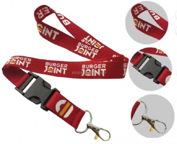 Factory Wholesale Blank Sublimation Promotional Custom Printed Neck Polyester Lanyard with logo Free Sample