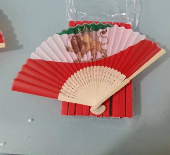 Personalized Custom Made 21*38 Paper Hand Fan African Hand Fan