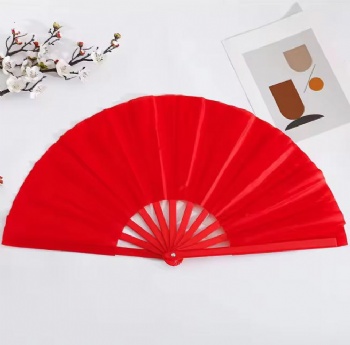 Custom logo Clack Folding Hand Fan Large Folding Bamboo Hand Fan Blank Clacking Sublimation Fan for Wedding and Dancing