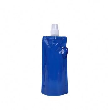 Portable Silicone Water Bottle Bag Sport Storage Water Bag Foldable Water Bottle Plastic Bottle
