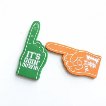 Cheerleading Supplies Customizable Logo Size Color EVA Material Mini Foam Finger