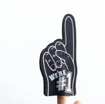 Cheerleading Supplies Customizable Logo Size Color EVA Material Mini Foam Finger