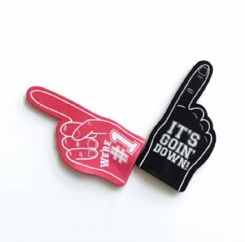 Cheerleading Supplies Customizable Logo Size Color EVA Material Mini Foam Finger