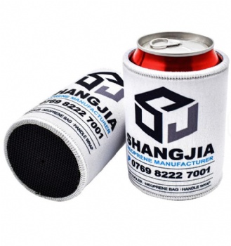 Custom Neoprene Tube Drink Stubby Holder Printed Beer Sleeve Sublimation Can Cooler with Oem logo
